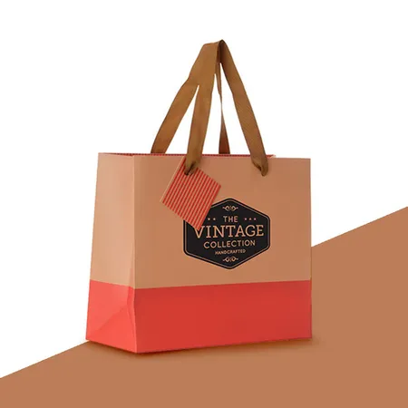 Ribbon Handle Paper Bags